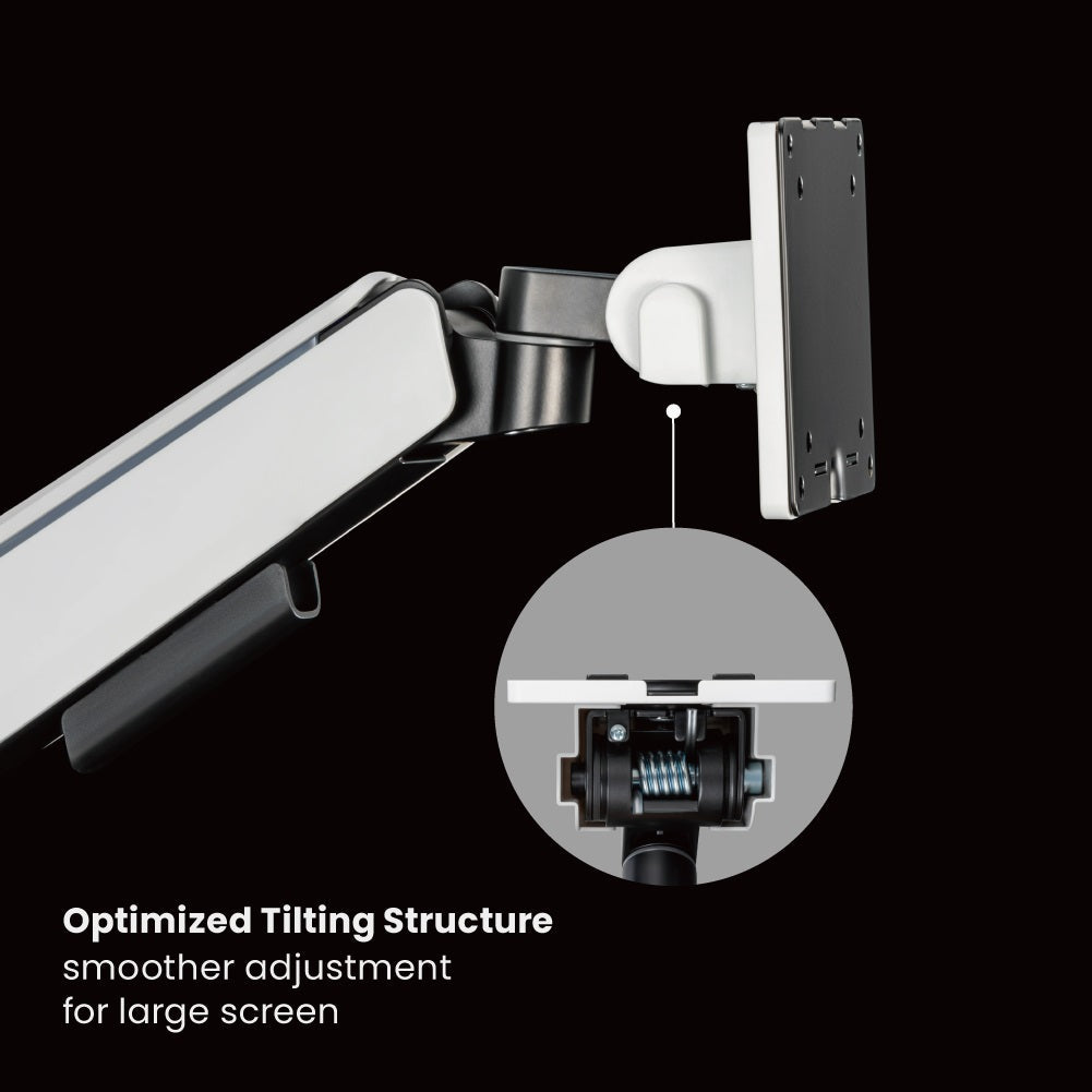 Brateck Heavy-Duty RGB Gaming Monitor Arm for Single Large Screens Brateck