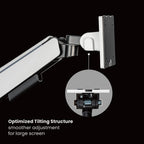 Brateck Heavy-Duty RGB Gaming Monitor Arm for Single Large Screens Brateck