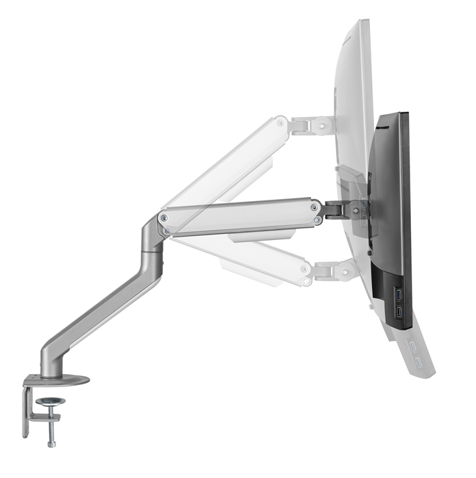 Adjustable Single Monitor Arm Desk Mount for 17-32 Screens Brateck