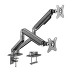 Brateck Dual Monitor Arm - Spring-Assisted Desk Mount Brateck