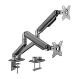 Brateck Dual Monitor Arm - Spring-Assisted Desk Mount Brateck
