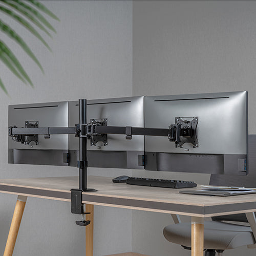 Brateck Triple Articulating Monitor Mount for 17-27 Screens Brateck