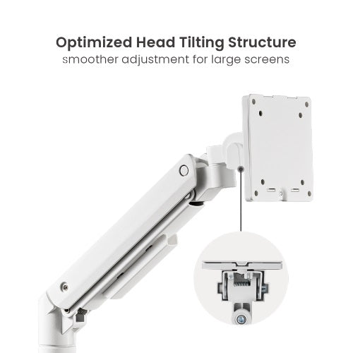 Brateck Desk Monitor Arm: Heavy-Duty Gas Spring for 17-49 Screens Brateck