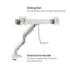 Brateck Desk Monitor Arm: Heavy-Duty Gas Spring for 17-49 Screens Brateck
