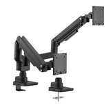 Brateck Dual Gas Spring Pole Monitor Arm for 17-35 (Heavy Duty) Brateck