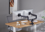 Brateck Dual Gas Spring Pole Monitor Arm for 17-35 (Heavy Duty) Brateck