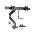 Brateck LDT81 Dual Gas Spring Monitor Arm w/ USB Ports (17-32) Brateck