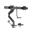 Brateck LDT81 Dual Gas Spring Monitor Arm w/ USB Ports (17-32) Brateck