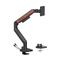 Brateck Heavy-Duty Gas Spring Monitor Arm with USB Ports for Large Monitors Brateck