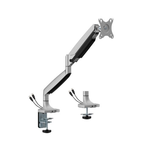 Brateck Heavy-Duty Single Monitor Arm with USB-C | 17-45 Screens Brateck