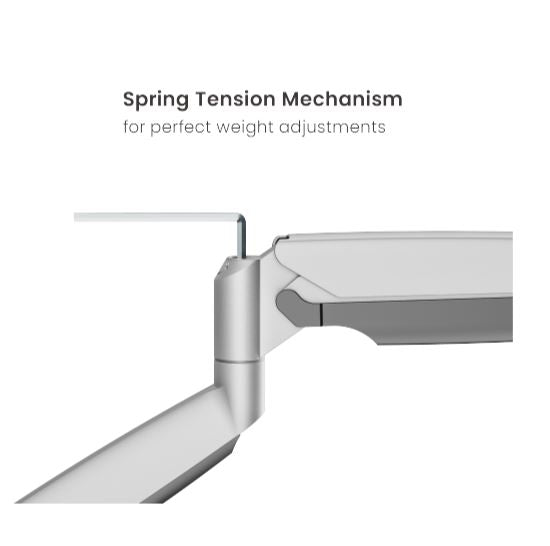 Brateck Heavy-Duty Single Monitor Arm with USB-C | 17-45 Screens Brateck