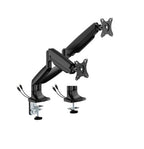 Brateck Heavy-Duty Dual Monitor Arm (17-35) with USB Ports - Gas Spring Brateck
