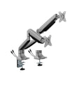 Brateck Dual Heavy-Duty Gas Spring Monitor Arm with USB (17-35) Brateck