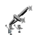 Brateck Dual Heavy-Duty Gas Spring Monitor Arm with USB (17-35) Brateck