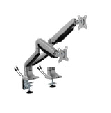 Brateck Dual Heavy-Duty Gas Spring Monitor Arm with USB (17-35) Brateck