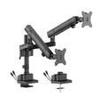 Brateck LDT84 Heavy-Duty Dual Monitor Arm | USB-C & USB-A Ports Brateck