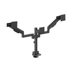 Brateck Ergonomic Triple Monitor Arm with Sliders for 17-27 (Black) Brateck