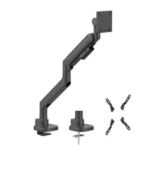 Brateck TITAN Heavy-Duty Gas Spring Monitor Arm for Large Screens, Black Brateck