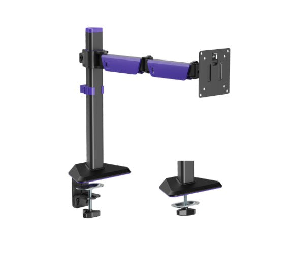 Brateck Amethyst Articulating Gaming Monitor Arm, Matte Black Brateck