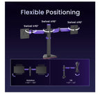 Brateck Dual Gaming Monitor Arm - Adjustable & Ergonomic Desk Mount Brateck