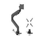 Brateck Heavy-Duty Monitor Arm for Large Screens w/ USB A & C Brateck