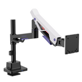 Brateck Atlas Neo Gaming Monitor Arm | USB Ports | 24-57 Monitors, Black & White Brateck