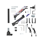 Brateck Atlas Neo Gaming Monitor Arm | USB Ports | 24-57 Monitors, Black & White Brateck