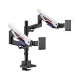 Brateck Atlas Neo Dual Gaming Monitor Arm with USB Hub (24-57) Brateck
