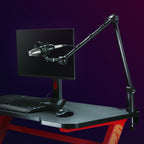 Brateck Professional Microphone Boom Arm Stand - Studio Quality for Desks Brateck