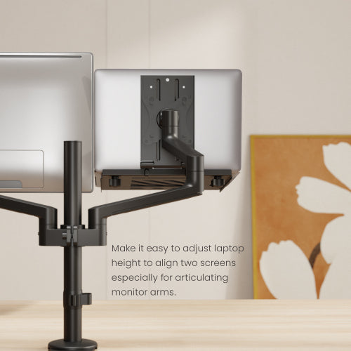 Brateck Adjustable Laptop Tray for Monitor Arms | VESA 75x75 Brateck