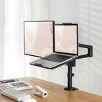 Brateck Adjustable Laptop Tray for Monitor Arms | VESA 75x75 Brateck