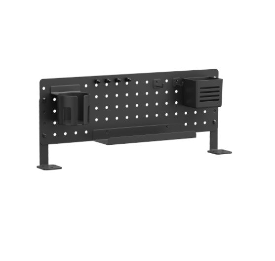 Brateck Black Desk Pegboard Organizer Kit - Space Saving Storage Brateck