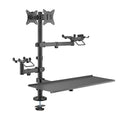 Brateck Dual Screen POS Monitor Arm & Keyboard Tray Brateck