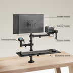 Brateck Dual Screen POS Monitor Arm & Keyboard Tray Brateck