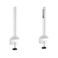 Universal Slatwall Desk Mount | Clamp & Grommet Installation Brateck