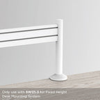 Universal Slatwall Desk Mount | Clamp & Grommet Installation Brateck
