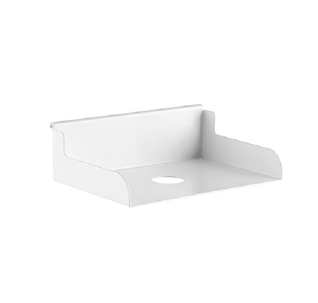 Brateck File Holder, Weight Capacity 3kg-Matte White, 180x120x55mm, Weight Capacity: 3kg (6.6lbs )(L - SW03-10