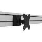 Brateck Slatwall Pivot Monitor Mount - Adjustable 13-27 Screen Holder Brateck