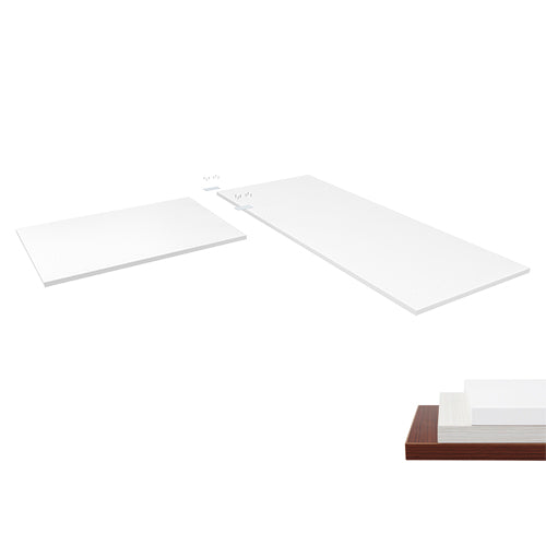 Brateck L-Shape Corner Desk Top Board | Customize Your Desk
