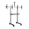 Brateck Dual Screen Mobile TV Cart for 45-55 TVs | Video Conferencing Brateck
