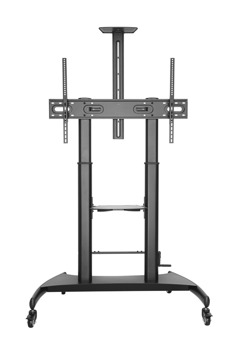 Brateck Heavy-Duty Mobile TV Cart 60-100 - Adjustable with Crank Brateck