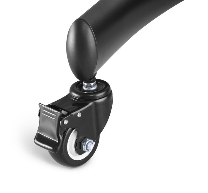 Brateck Heavy-Duty Mobile TV Cart 60-100 - Adjustable with Crank Brateck