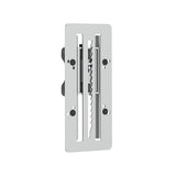 Brateck Steell Track-Mounted Monitor Holder Fit Screen 13'-27' Up to 8kg, Metallic Grey, 115x28x245m - XMA-02
