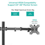 mbeat ErgoLife Dual Monitor Arm | Ergonomic VESA Desk Mount 