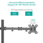 mbeat activiva ErgoLife Single Monitor Arm | Adjustable Desk Mount MBEAT