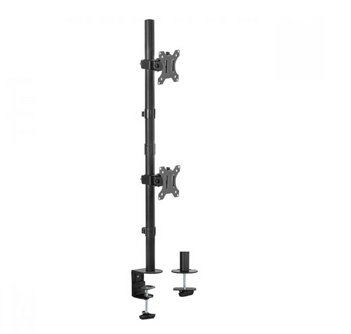 Activiva Dual Monitor Arm - Ergonomic Vertical Desk Mount for Two Screens MBEAT