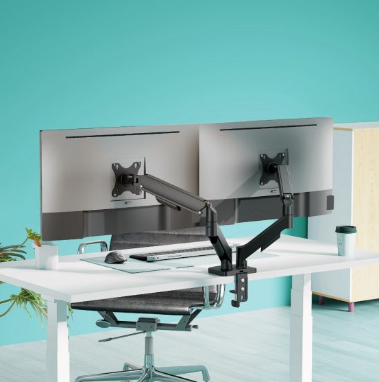 Activiva Ergolife Dual Monitor Gas Spring Arm - Ergonomic Desk Mount MBEAT