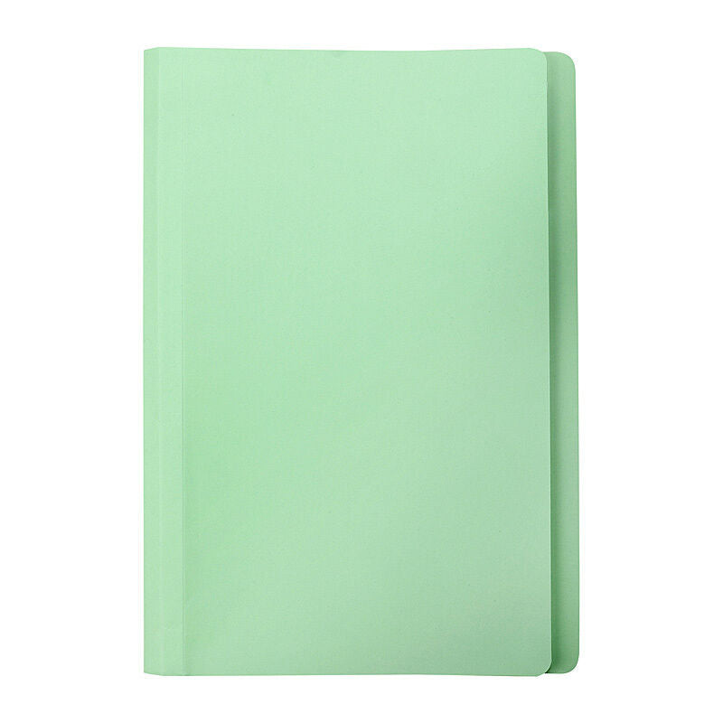 Marbig Foolscap Manilla Folders - Light Green (Box of 100) Marbig