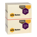 Marbig Yellow Sticky Notes 75x125mm - Pack of 12 Marbig
