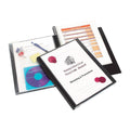 Marbig Pro Refillable 20 Pocket Display Book with Wallet - Black Marbig